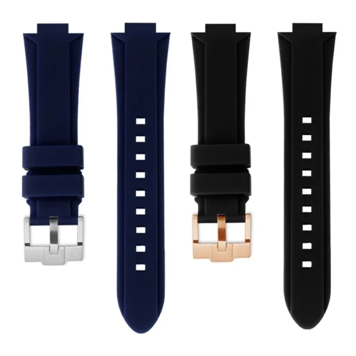 21mm 24mm Silicone Rubber Watch Strap For Maserati Trident R8821108025 Series R882110039 Wristband Custom Protrusion Watchband - Image 6