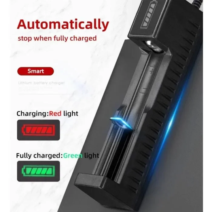 1 / 2 / 4 Slots Dual 18650 Lithium Battery Charger for 18650 14650 Charging 4.2 / 3.7 V Rechargeable Battery Charger - Image 3