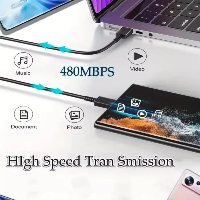 45W PD Charger Super Fast Charging USB C Phone Adapter For Samsung Galaxy S24 S23 S22 Ultra Note Type C Quick Charger Cable Suit - Image 4