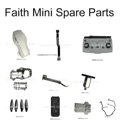 CFLY Faith Mini Spare Parts RC Drone Blade Propellers Body Shell Remote Controller Camera Cable Arm Leg Charger