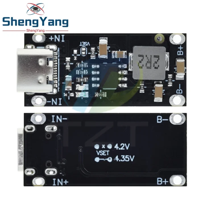 TZT Type C USB Input High Current 3A Polymer Ternary Lithium Battery Quick Fast Charging Board IP2312 CC/CV Mode 5V To 4.2V - Image 3