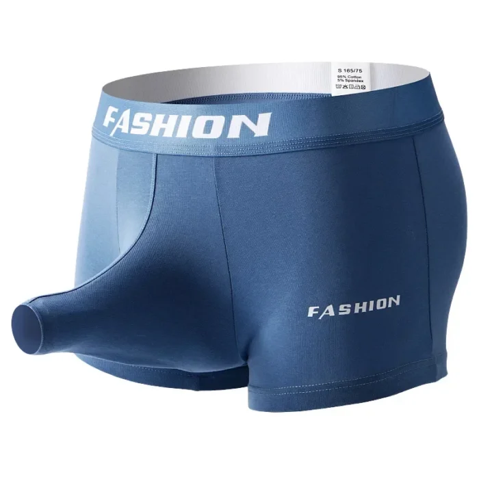 Men's Cotton Boxer Shorts Breathable Open Elephant Nose Design Gay Sexy Trunk Panties Comfortable Underwear for Men - Image 2