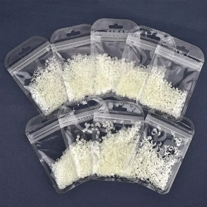 1000pcs/Lot 3mm Luminous Sequins Epoxy Resin Filling Moon Stars Glitters DIY Resin Silicone Mold Nail Art Jewelry Making Decor - Image 3