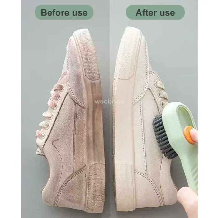 Shoe Brush Cleaner Brush for Cleaning Shoes for Slippers Sneakers Rubber Soft-bristled Liquid Shoe Cleaning Brush Clothing Brush - Image 5