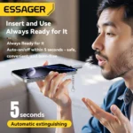 Essager Type-C Mini Lighter Tungsten Wire No Flame Safe Energy-Saving Can Be Carried OnThe Plane OTG-Compatible USB-C Lighter - Image 8