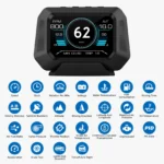 * P21 OBD+GPS+Slope 4x4 Inclinometer Car Heads-Up Display For HUD Multifunctional Meter Off-road Vehicle System Auto Accessorie - Image 5