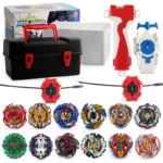 Toupie s Set Burst Metal Fusion Gyro With Handle Launcher Tool Box Spinning Top Toys For Boys Children Gifts XD168-21B - Image 2