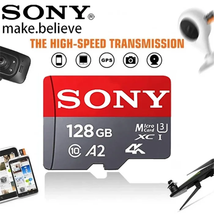 Sony Mico SD Card 1TB High Speed Memory Card 128GB SD Card 256GB Mini SD Cards 512GB Class 10 TF Flash Card For Phone/Camera - Image 1