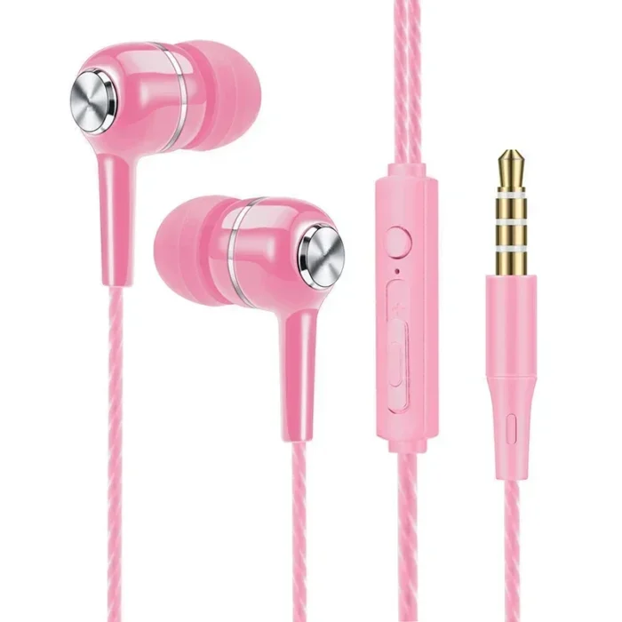 Wired Headphones 3.5mm Sport Earbuds with Bass Phone Earphones Stereo Headset with Mic volume control Music Earphones - Image 6