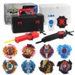 Toupie s Set Burst Metal Fusion Gyro With Handle Launcher Tool Box Spinning Top Toys For Boys Children Gifts XD168-21B - Image 4