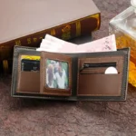 Free Name Engraving Men Wallets Slim Coin Pocket Photo Holder New Short Small Male Wallet Card Holder Frosted Leather Men Purses - Image 4