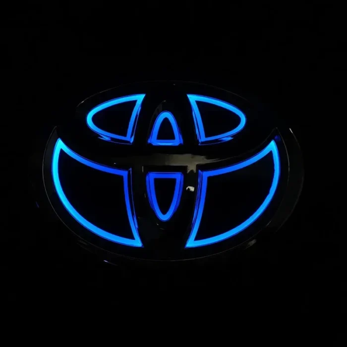5D Car Front Grille Trunk Logo LED Light Retrofit for Toyota Corolla Reiz PRADO Yaris LANDCRUIS Camry Vios Highlander LVALON - Image 3