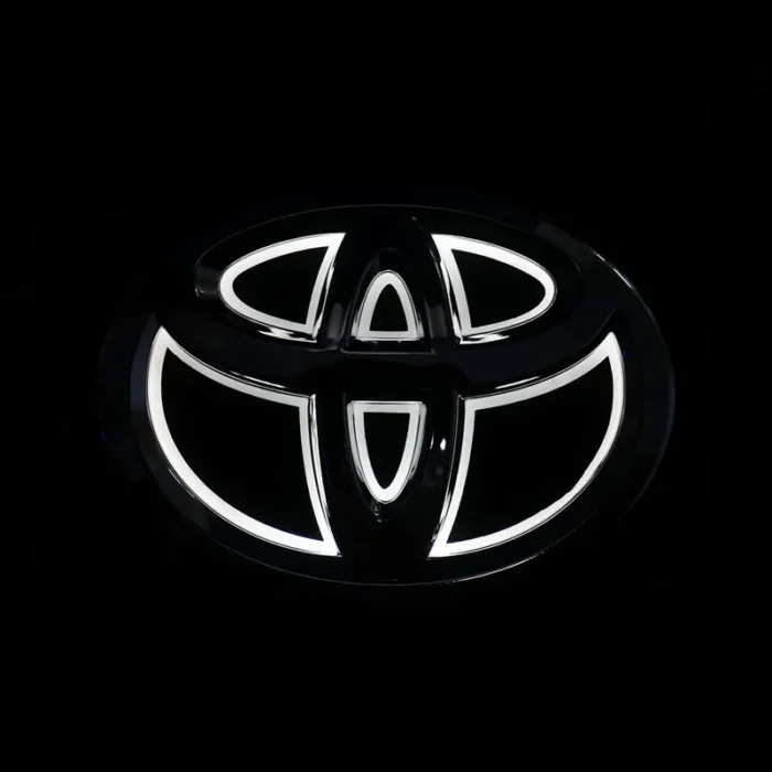 5D Car Front Grille Trunk Logo LED Light Retrofit for Toyota Corolla Reiz PRADO Yaris LANDCRUIS Camry Vios Highlander LVALON - Image 4