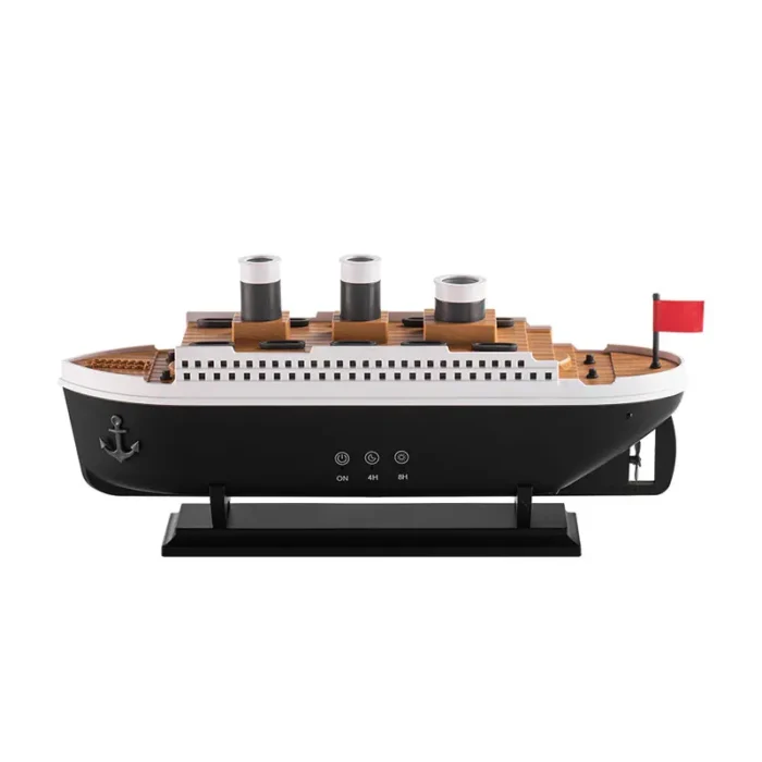 Titanic Ship Model Decoration Air Humidifier 250ml Essential Oil Diffuser Jellyfish Smoke Ring Spray Aroma Diffuser For Home - Image 6