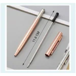 New Metal Ballpoint Pen Rose Gold Pen Custom Logo Advertising Ballpoint Pen Lettering Engraved Name School&office Supplies - Image 6