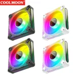120mm Chassis Cooling Fan 23dB 30LEDS Luminous 5V 3PIN ARGB Auto Speed Regulation Smart Temperature Control for Desktop Computer - Image 4
