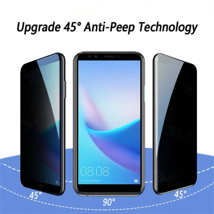 Privacy Screen Protector For Oppo Reno12 F Anti-Spy Tempered Glass For Oppo Reno 12F 11F 5G Camera Glass For Oppo Reno 12F Glass - Image 3