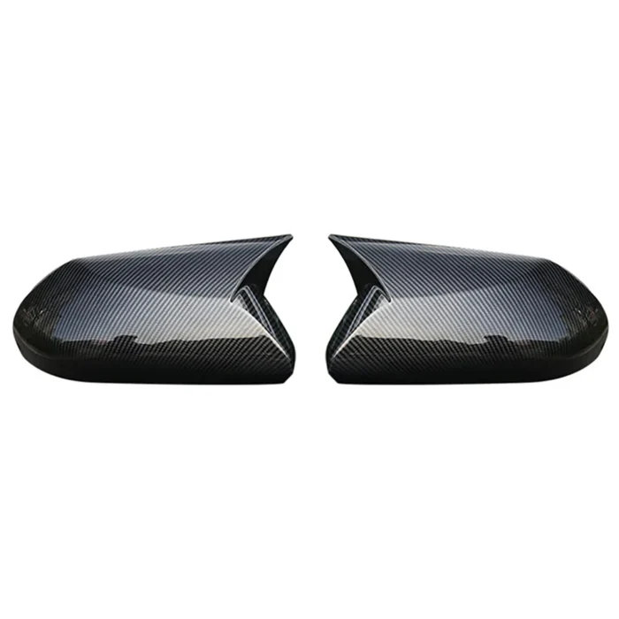 For Toyota Camry 2018-2023 Car Rearview Side Mirror Cover Wing Cap Exterior Door Rear View Case Trim Carbon Fiber Look Black - Image 5
