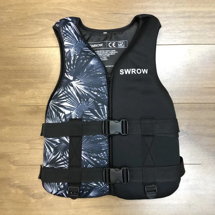Portable fashion adult children's life jacket neoprene swimming life jacket water sports fishing kayak surfing life jacket 2023 - Image 2