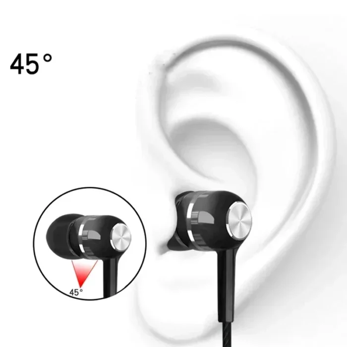 Wired Headphones 3.5mm Sport Earbuds with Bass Phone Earphones Stereo Headset with Mic volume control Music Earphones - Image 3
