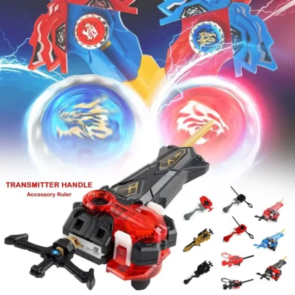 Durable Plastic Fight Master Launcher Casual High Performance Top Launcher Grip Top Battling Toy Transmitter Handle Kids