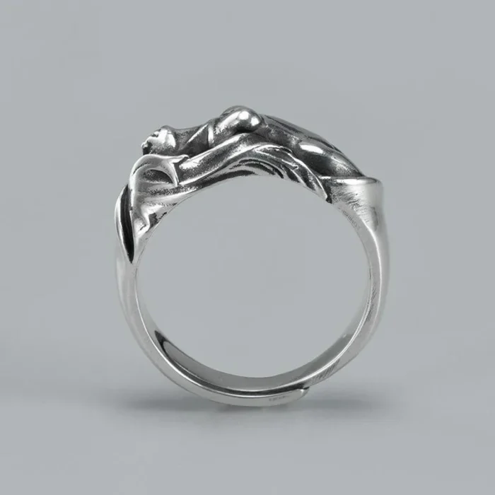 Original Fashion Retro Nude Girl Ring Fun Personality Gift Jewelry - Image 2