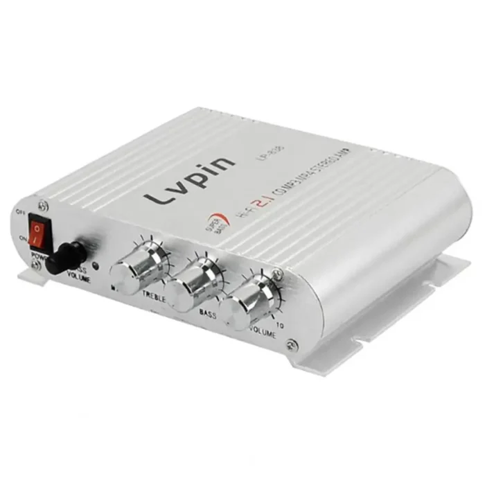 Car Channel power amplifier Lvpin838 Subwoofer 2.1 Channels Super Bass HiFi 12V CD MP3 MP4 Stereo Radio Amplifier for Auto - Image 6