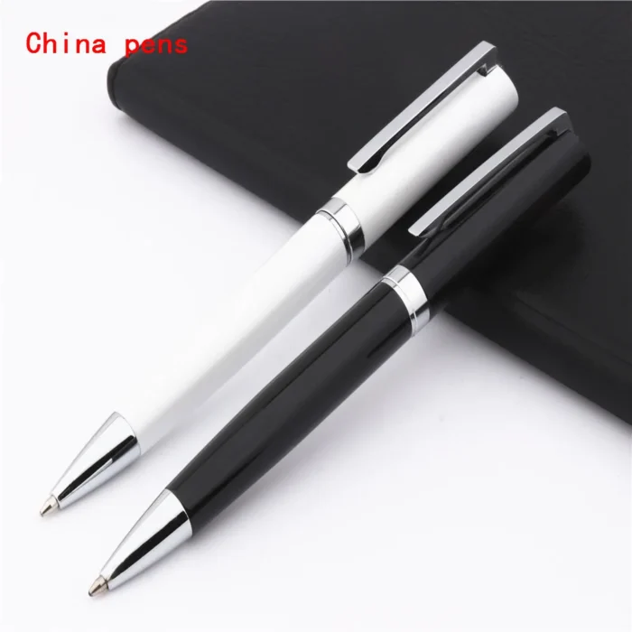Luxury 022 Black and white color Businessoffice Medium Nib Ballpoint Pen New - Image 1
