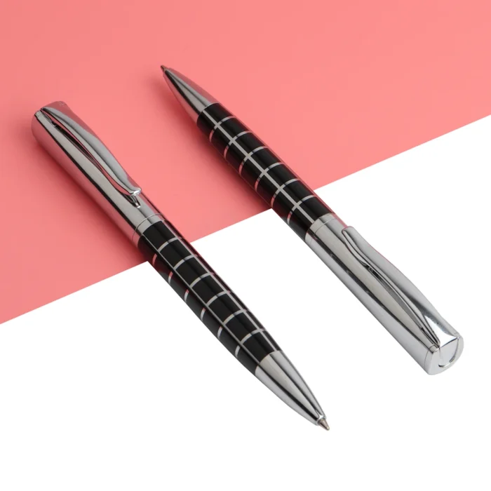 1/10/PCS Rotating metal ballpoint pen stainless steel ball pens steel bar oil pen commercial stationery For Office & School Pen - Image 5