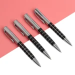 1/10/PCS Rotating metal ballpoint pen stainless steel ball pens steel bar oil pen commercial stationery For Office & School Pen - Image 4