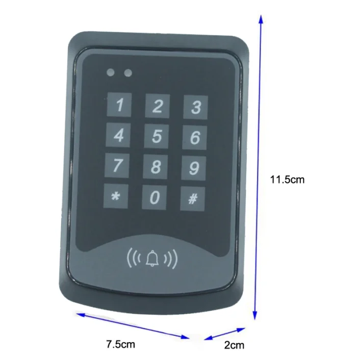 RFID Access Control Keypad System Device Machine 125Khz Security Door Keypad Lock access control system kit 1000 users - Image 3