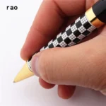 high quality White and black checkerboard Business office Ballpoint Pen - Image 3