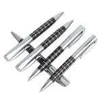 1/10/PCS Rotating metal ballpoint pen stainless steel ball pens steel bar oil pen commercial stationery For Office & School Pen - Image 3