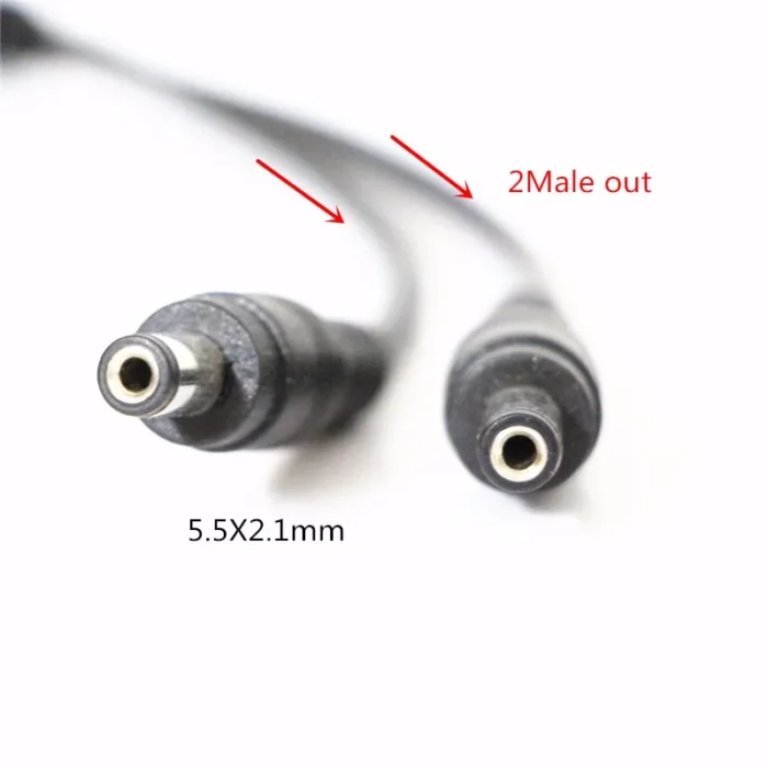 DC Power Jack 1 Female To 2/3/4 Male plug Splitter Adapter 5.5mm *2.1mm DC LED Connector Cable For CCTV Camera LED Strip Light - Image 5
