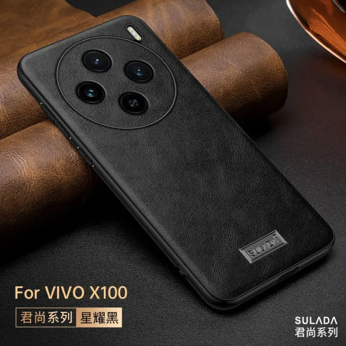 For VIVO X200 Ultra X200S Caes Simple Matte Luxury Plain Leather Skin-friendly Anti-fall Cover For VIVO X200 Pro Mini Funda - Image 5