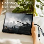 60W PD Fast Charger Cable 2 in 1 USB C Splitter Type USB C Headphones Jack Audio Adapter For Samsung S23 S22 S21 Ultra iPhone15 - Image 5