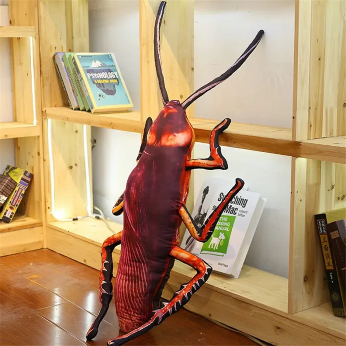 35/55cm Creative Simulation 3d Cockroach Pillow Funny Tricky Spoof Insect Plush Toy For Kids Boys And Girls Halloween Gift - Image 1