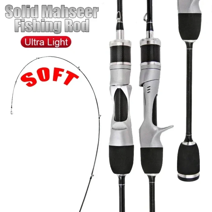 Small Bait Finesse System UL Spinning Casting Fishing Rod Carbon Fiber Ultralight 2 Pieces 1.68-1.8m 1-8g For Trout Fishing Rod - Image 2