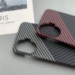 For Xiaomi POCO F7 5G Case Ultra Thin Matte Hard Carbon Fiber Texture Pattern Cover For Poco F7 Redmi Turbo 4 Pro Bumper - Image 3