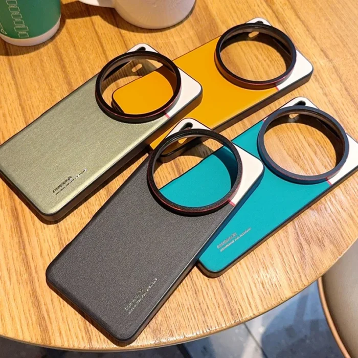 Double Pigment Leather Lens Raised Protective Lens Case For VIVO X200 Ultra X200s X200 Pro X100s X100 Camera Protection Cover - Image 6