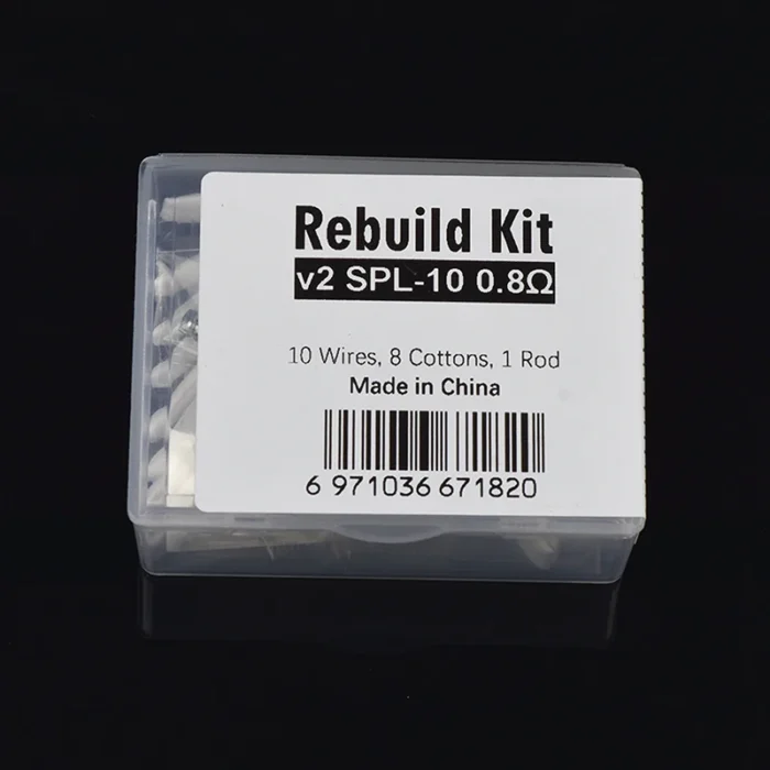 1 Set DIY Rebuild Kit V2 Spl-10 0.6/0.8ohm Spl-10 1.0/1.2ohm Mesh Coil Resistance Replacement Accessories Tool - Image 4
