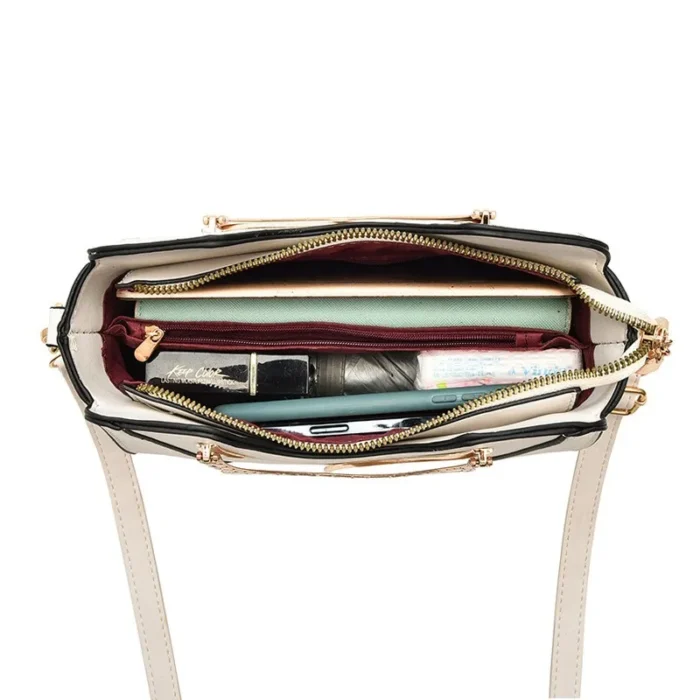 Fashion Leather Shoulder Bag Chain Purse for Women Small Purse Crossbody Bags Women Trendy Underarm Bag Square Satchel Handbag - Image 6