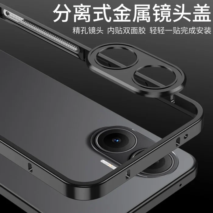For Redmi Turbo 4 pro Metal Frame Cooling Case Lens Cover Bare machine sensation Ultra-Thin Heat Dissipation Shell - Image 4