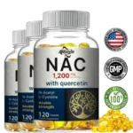 Nac Supplement 1200mg Per Serving || 240 Capsules, N-acetyl Cysteine With Quercetin || Double Strength - Support For Immune, Liv