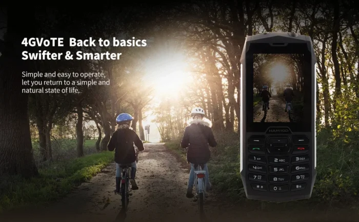 HAMTOD H3 Rugged Phone 2.8 inch HD Screen Quad-core 2000mAh Battery 0.3MP Camera 4G VoLTE - Image 6