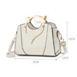 Fashion Leather Shoulder Bag Chain Purse for Women Small Purse Crossbody Bags Women Trendy Underarm Bag Square Satchel Handbag - Image 5