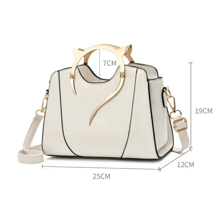 Fashion Leather Shoulder Bag Chain Purse for Women Small Purse Crossbody Bags Women Trendy Underarm Bag Square Satchel Handbag - Image 5