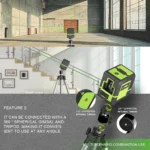Lfine Laser Level 2 Lines Professional Level Laser Horizontal Vertical Nivel Laser automatic 360°Self-Leveling laser level Tools - Image 4