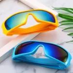 New Y2K Large Frame Square Sunglasses Men's Outdoor Sports Cycling Sun Glasses Men Driving Fashion Eyewear UV400 Oculos De Sol - Image 4