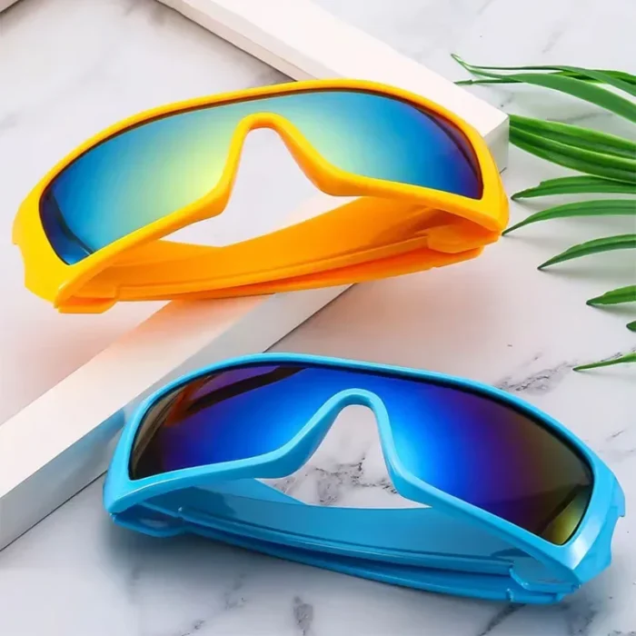 New Y2K Large Frame Square Sunglasses Men's Outdoor Sports Cycling Sun Glasses Men Driving Fashion Eyewear UV400 Oculos De Sol - Image 4